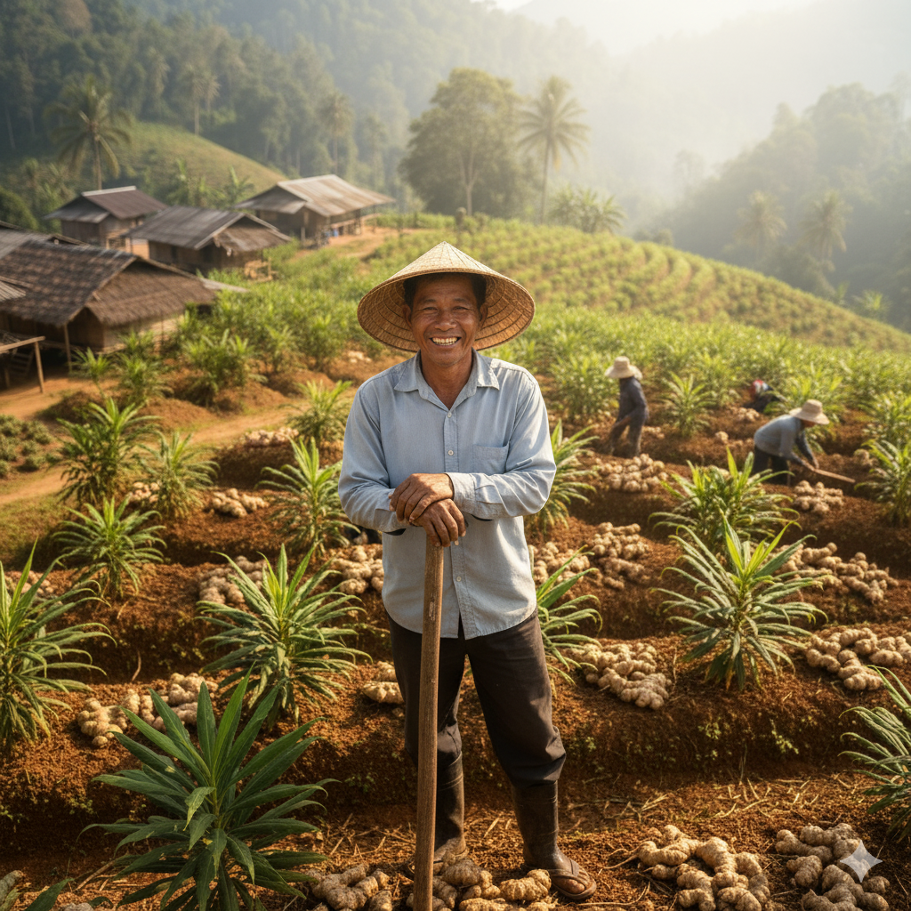 Fresh Harvested Papayas